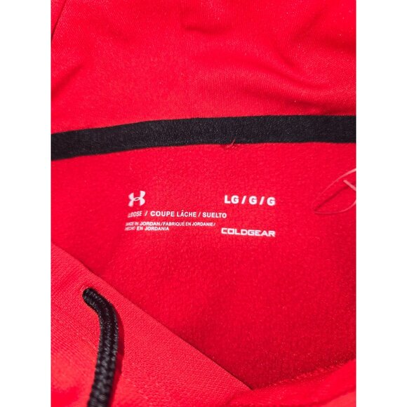 Under Armour Mens ColdGear Red Hoodie Large NWOT - Picture 5 of 7